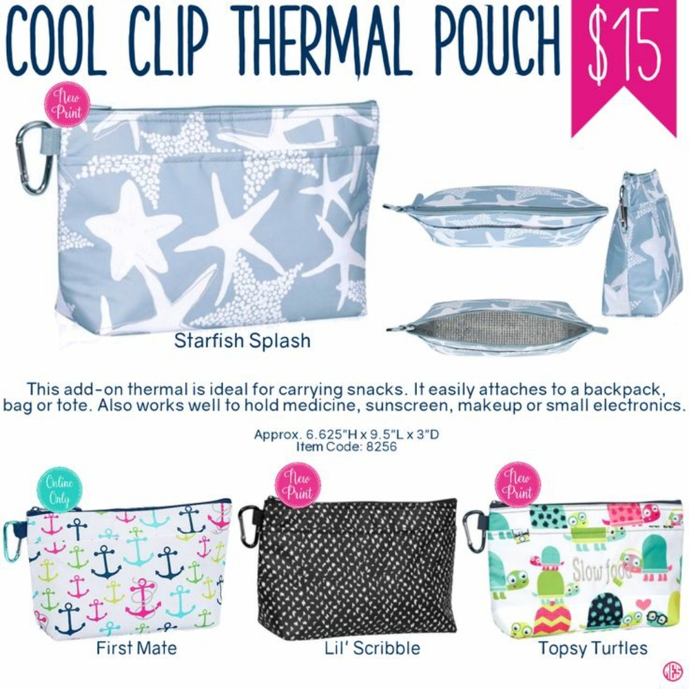 Thirty-One Cool Clip Thermal - Starfish Splash